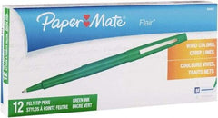 Paper Mate - Needle Porous Point Pen - Green - Americas Tooling