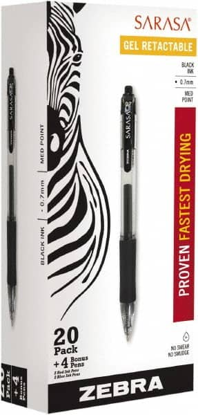 Zebra - Conical Roller Ball Pen - Black - Americas Tooling