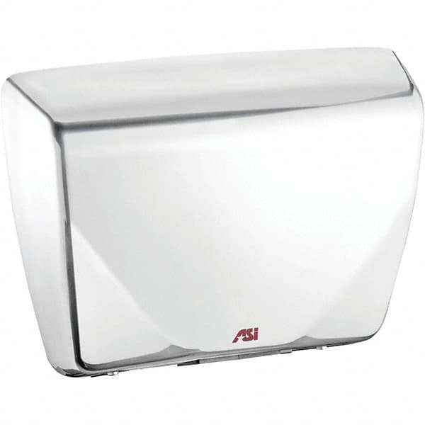 ASI-American Specialties, Inc. - 2200 Watt White Finish Electric Hand Dryer - 100-240 Volts, 18.3 Amps, 14-7/16" Wide x 10-13/16" High x 3-15/16" Deep - Americas Tooling