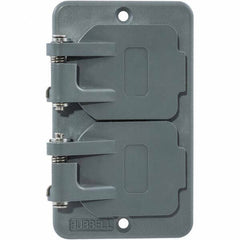 Hubbell Wiring Device-Kellems - Electrical Outlet Box & Switch Box Accessories Accessory Type: Box Cover Material: PBT Resin - Americas Tooling