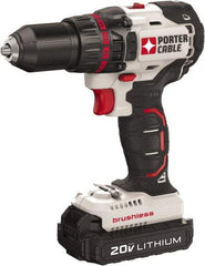 Porter-Cable - 20 Volt 1/2" Chuck Mid-Handle Cordless Drill - 0-1700 RPM, Keyless Chuck, Reversible, 2 Lithium-Ion Batteries Included - Americas Tooling