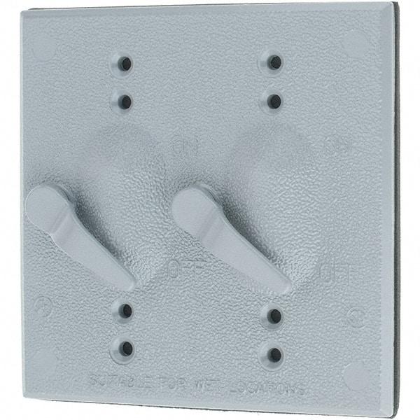 Leviton - Electrical Outlet Box Aluminum\xB6Zinc Device Cover - Americas Tooling