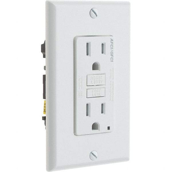 Leviton - GFCI Receptacles Grade: Commercial Color: White - Americas Tooling