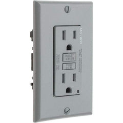 Leviton - GFCI Receptacles Grade: Commercial Color: Gray - Americas Tooling