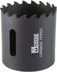 M.K. MORSE - 2-1/16" Diam, 1-15/16" Cutting Depth, Hole Saw - Carbide-Tipped Saw, Toothed Edge - Americas Tooling