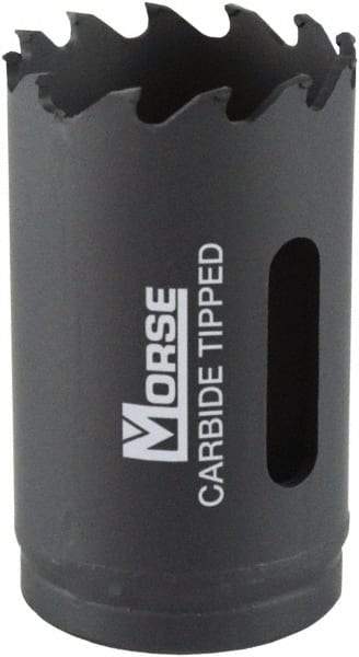 M.K. MORSE - 3/4" Diam, 1-15/16" Cutting Depth, Hole Saw - Carbide-Tipped Saw, Toothed Edge - Americas Tooling