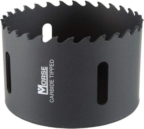 M.K. MORSE - 3-5/8" Diam, 1-15/16" Cutting Depth, Hole Saw - Carbide-Tipped Saw, Toothed Edge - Americas Tooling