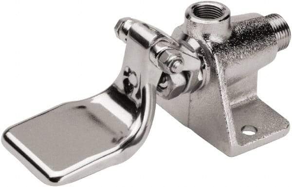 SANI-LAV - Faucet Replacement Single Pedal Foot Valve - Floor Mount - Brass, Use with Sinks, Wash Stations Scrub Sinks - Americas Tooling