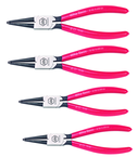 Wiha Straight Internal Retaining Ring Plier Set -- 4 Pieces -- Includes: Tips: .035; .050; .070; & .090" - Americas Tooling