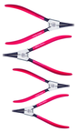 Wiha Straight External Retaining Ring Plier Set -- 4 Pieces -- Includes: Tips: .035; .050; .070; & .090" - Americas Tooling