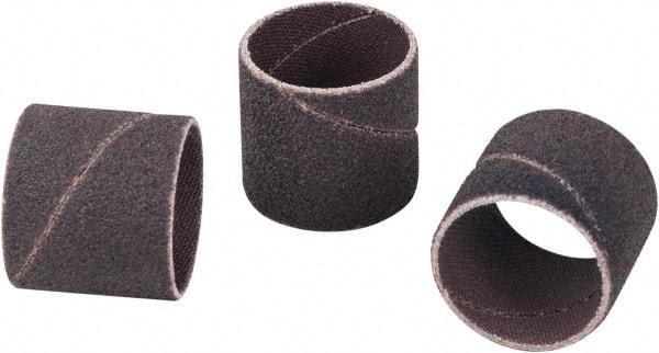 Camel Grinding Wheels - 60 Grit Aluminum Oxide Coated Spiral Band - 1/2" Diam x 1/2" Wide, Medium Grade - Americas Tooling