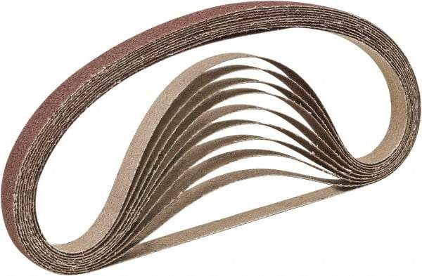 Camel Grinding Wheels - 1/4" Wide x 24" OAL, 40 Grit, Aluminum Oxide Abrasive Belt - Aluminum Oxide, Medium, Coated, X Weighted Cloth Backing, Dry, Series A3 - Americas Tooling