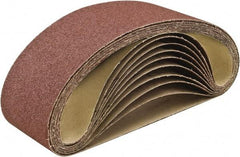 Camel Grinding Wheels - 6" Wide x 48" OAL, 40 Grit, Aluminum Oxide Abrasive Belt - Aluminum Oxide, Medium, Coated, J Weighted Paper Backing, Dry, Series PAOJ - Americas Tooling