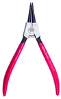 Straight External Retaining Ring Pliers 1/8 - 3/8" Ring Range .035" Tip Diameter with Soft Grips - Americas Tooling