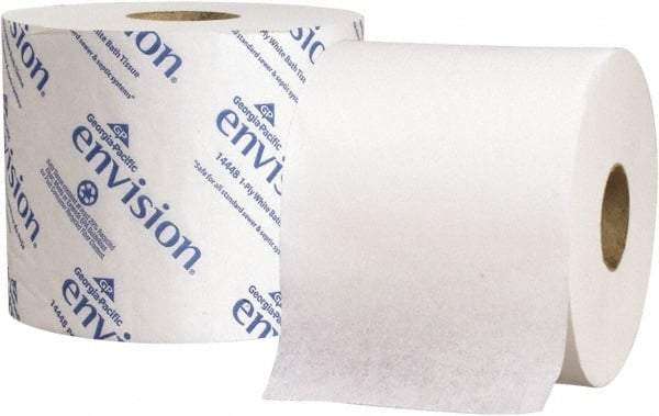 Georgia Pacific - 333' Roll Length Standard Roll Toilet Tissue - 1,000 Sheets per Roll, 2 Ply, White, Recycled Fiber - Americas Tooling