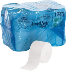 Georgia Pacific - 375' Roll Length Coreless Roll Toilet Tissue - 1,125 Sheets per Roll, 2 Ply, White, Recycled Fiber - Americas Tooling