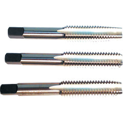 3 Pc. HSS Hand Tap Set M8 × 1.00 D5 4 Flute (Taper, Plug, Bottoming) Series/List #7500 - Americas Tooling