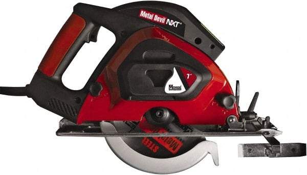 M.K. MORSE - 9 Amps, 7" Blade Diam, 3,500 RPM, Electric Circular Saw - 6' Cord Length, 20mm Arbor Hole, Right Blade - Americas Tooling