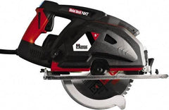 M.K. MORSE - 15 Amps, 9" Blade Diam, 2,300 RPM, Electric Circular Saw - 7' Cord Length, 1" Arbor Hole, Right Blade - Americas Tooling