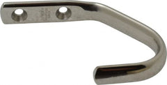 Sugatsune - 15/32" Wide x 2-29/32" High x 13/64" Thick, Wall Hook - 1-31/32" Projection, Polished - Americas Tooling