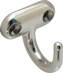 Sugatsune - 1-27/64" Wide x 1-5/16" High x 7/32" Thick, Wall Hook - 1-1/4" Projection, Polished - Americas Tooling