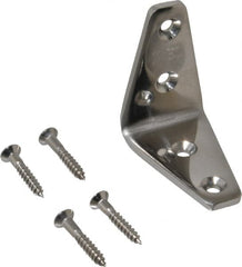 Sugatsune - 1-5/8" Long x 1" Wide, 18-8 Stainless Steel, Wide Corner Brackets - Americas Tooling