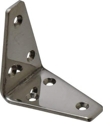 Sugatsune - 2-3/16" Long x 1-3/8" Wide, 18-8 Stainless Steel, Wide Corner Brackets - Americas Tooling