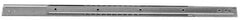 Sugatsune - 24" Slide Length, 24.56" Travel Length, Stainless Steel Ball Bearing Slide SSR-10 - 7/8" Wide, 2-3/4" High, 476 Lb Capacity at Full Extension, Satin Finish - Americas Tooling