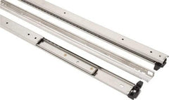 Sugatsune - 26" Slide Length, 27.08" Travel Length, Stainless Steel Ball Bearing Slide SSR-3 - 3/4" Wide, 2-1/8" High, 95 Lb Capacity at Full Extension, Satin Finish - Americas Tooling