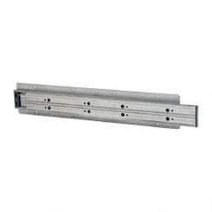 Sugatsune - 15.74" Slide Length, 17.16" Travel Length, Stainless Steel Ball Bearing Slide TSS3 - 1-1/16" Wide, 1-3/4" High, 198 Lb Capacity at Full Extension, Satin Finish - Americas Tooling