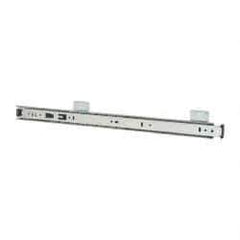 Knape & Vogt - 20" Slide Length, Chrome Variable-Height Keyboard Slide - Chrome Finish - Americas Tooling