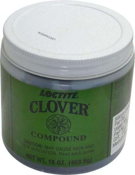 Loctite - 1 Lb Water Soluble Compound - Compound Grade Very Fine, 220 Grit, Black & Gray, Use on General Purpose - Americas Tooling