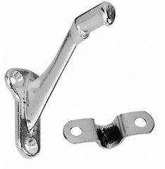 National Mfg. - Bright Brass Coated, Handrail Bracket - 2-1/4" Long, 2-29/32" High, 1-23/64" Wide - Americas Tooling