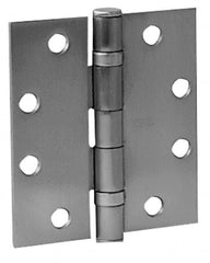 Stanley - 4-1/2" Long x 4-1/2" Wide Steel Full Mortise Commercial Hinge - Americas Tooling