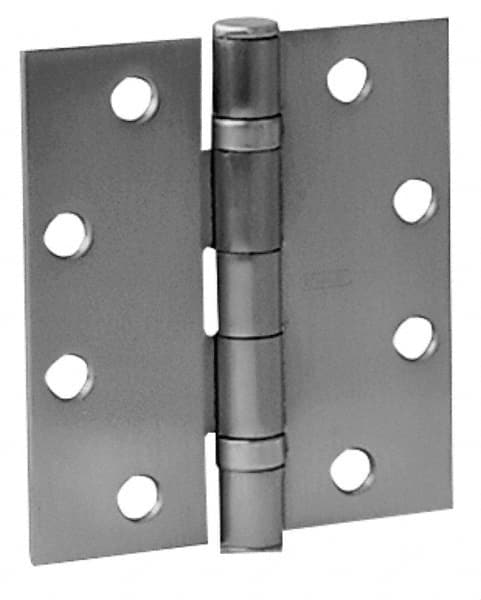 Stanley - 4" Long x 4" Wide Steel Full Mortise Commercial Hinge - Americas Tooling