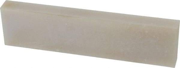 Made in USA - 4" Long x 1" Wide x 3/8" Thick, Novaculite Sharpening Stone - Rectangle - Americas Tooling