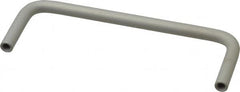 Electro Hardware - Round Handle - Clear Finish, Aluminum, 4" Center to Center - Americas Tooling