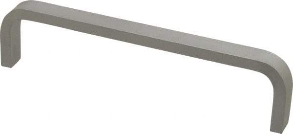 Electro Hardware - 1-1/2" High Rectangular Handle - Plain, Aluminum, 6" Center to Center - Americas Tooling