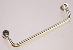 Electro Hardware - Fold Down Handle - Plain, Brass, 6" Center to Center - Americas Tooling