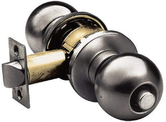 Yale - 1-3/8" Door Thickness, Stainless Steel Privacy Knob Lockset - 2-3/4" Back Set, 2 Cylinder - Americas Tooling