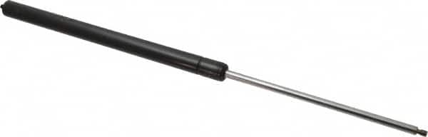 Value Collection - 0.32" Rod Diam, 0.75" Tube Diam, 20 Lb Capacity, Fixed Force Gas Spring - 19.63" Extended Length, 7" Stroke Length, Threaded End, Black Nitride Piston - Americas Tooling