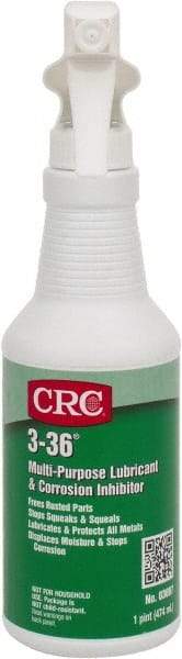 CRC - 16 oz Trigger Spray Bottle Nondrying Film Penetrant/Lubricant - Blue/Green & Clear, -50°F to 250°F, Food Grade - Americas Tooling