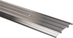 Pemko - 48" Long x 5" Wide x 1/2" High, Saddle Threshold - Mill Finish Aluminum - Americas Tooling