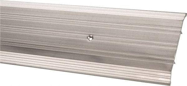 Pemko - 72" Long x 5" Wide x 1/2" High, Saddle Threshold - Mill Finish Aluminum - Americas Tooling