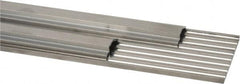 Pemko - 48" Long x 6-3/4" Wide x 1/2" High, Saddle Threshold - Mill Finish Aluminum - Americas Tooling