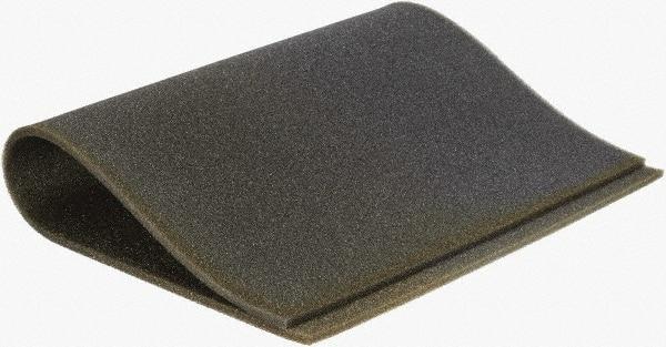 PrecisionAire - 15" High x 24" Wide x 1/4" Deep, Foam Air Filter Media Pad - MERV 4, 20 to 30% Capture Efficiency, 60 to 80 Arrestance Efficiency, 300 Max FPM, 180°F Max, Use with Window Air Conditioners - Americas Tooling