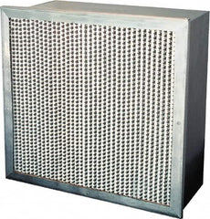 Value Collection - 12" Noml Height x 24" Noml Width x 12" Noml Depth, 65% Capture Efficiency, Rigid Box Air Filter - MERV 11, Synthetic Polypropylene, Integrated Corrosion-Resistant Steel Frame, 1,000 CFM - Americas Tooling