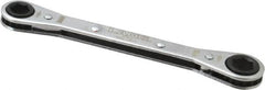 Lang - 9mm x 10mm 6 Point Ratcheting Box Wrench - Double End, 5-1/2" OAL, Steel - Americas Tooling