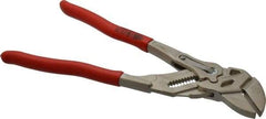 Knipex - 10" OAL, Pipe Wrench Tongue & Groove Pliers - Smooth Smooth Jaws, Standard Head - Americas Tooling