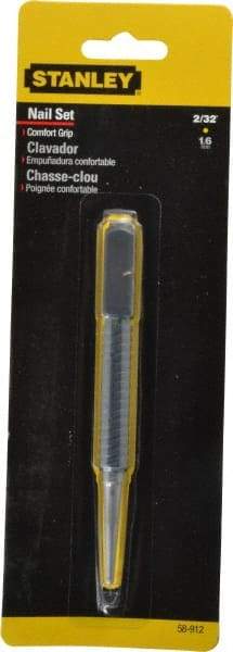 Stanley - 1/16" Nail Punch - 5" OAL, Steel - Americas Tooling